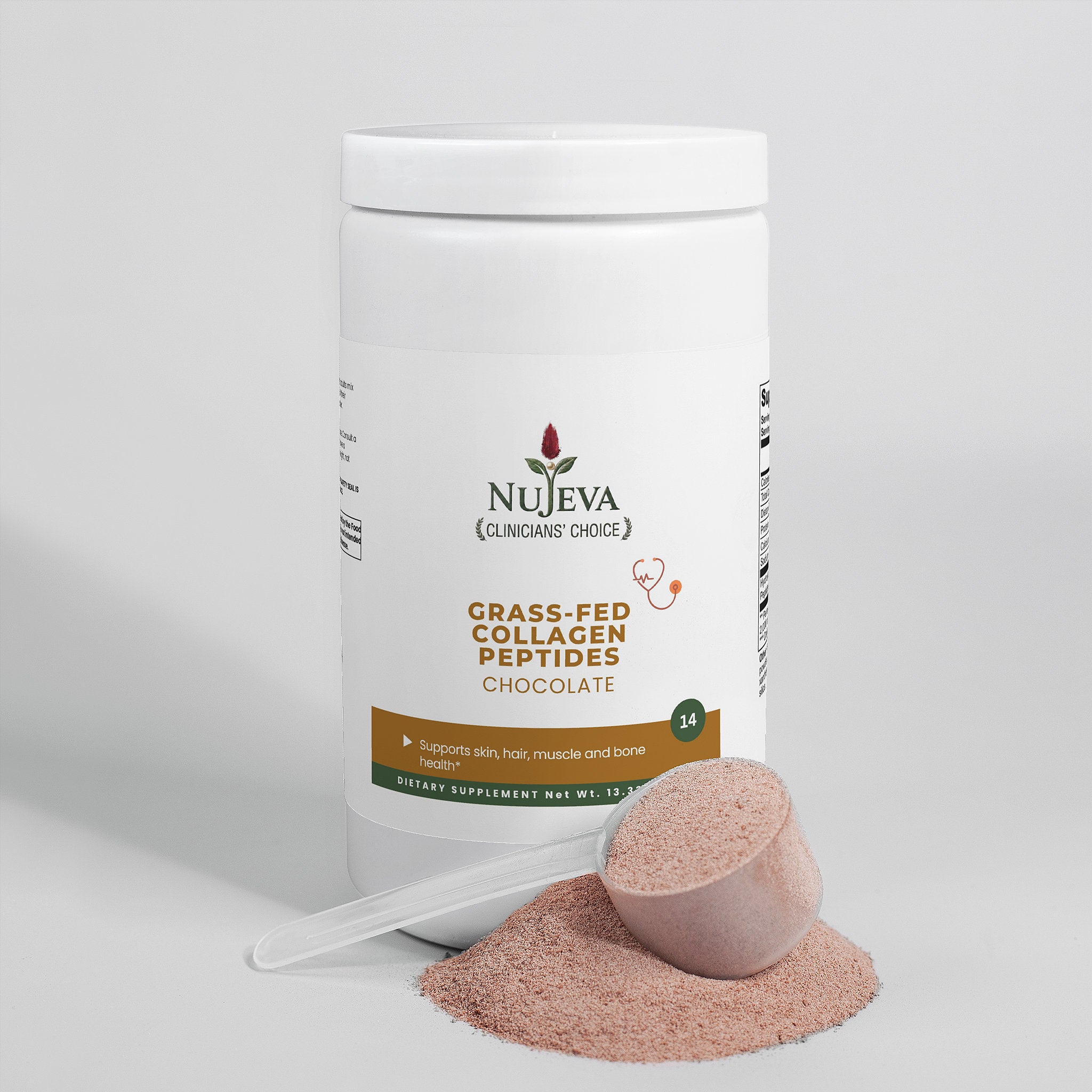 Grass-Fed Collagen Peptides Powder (Chocolate)