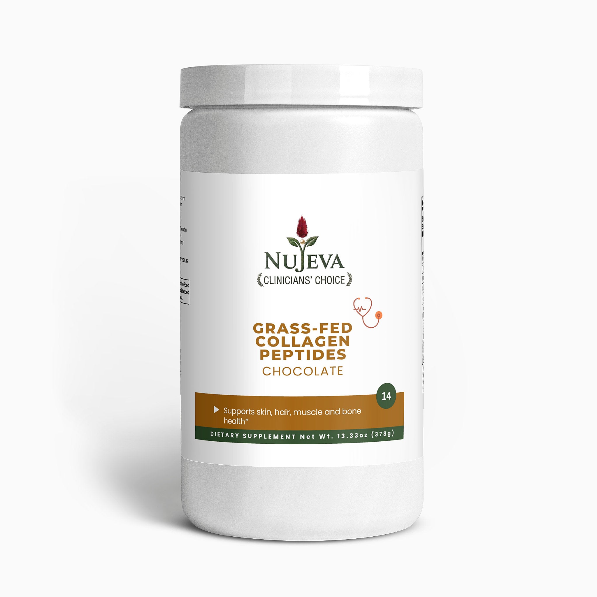 Grass-Fed Collagen Peptides Powder (Chocolate)